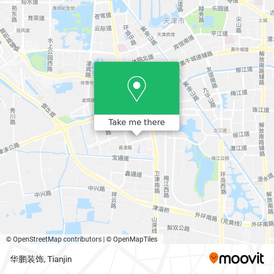 华鹏装饰 map