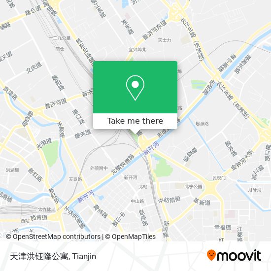 天津洪钰隆公寓 map