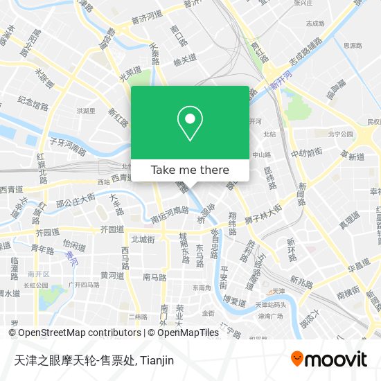 天津之眼摩天轮-售票处 map