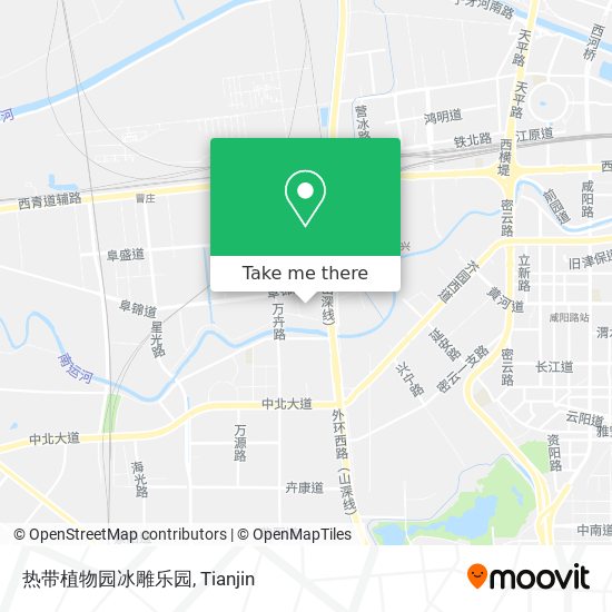 热带植物园冰雕乐园 map