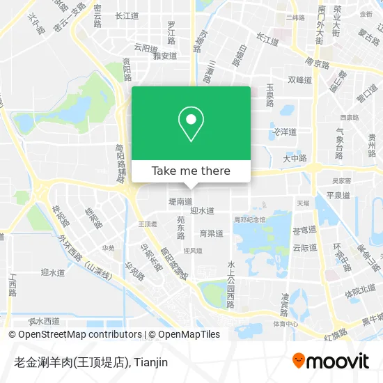 老金涮羊肉(王顶堤店) map