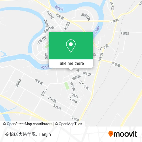 令怡碳火烤羊腿 map