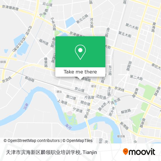 天津市滨海新区麟领职业培训学校 map