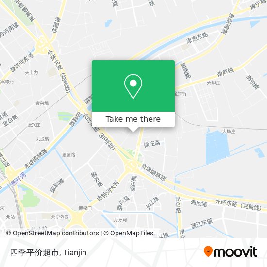 四季平价超市 map