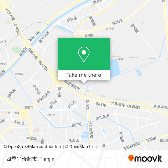 四季平价超市 map