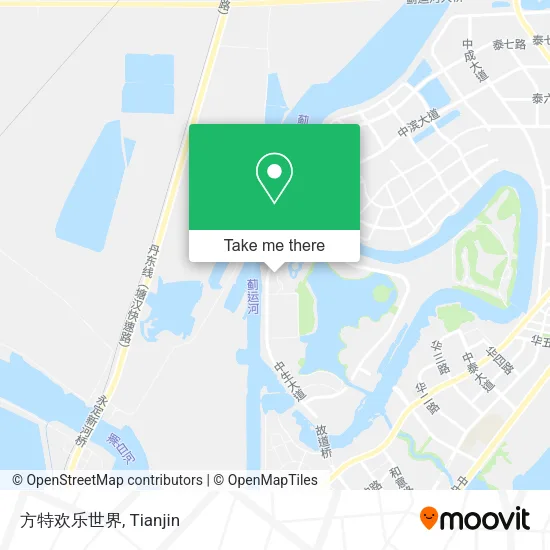 方特欢乐世界 map