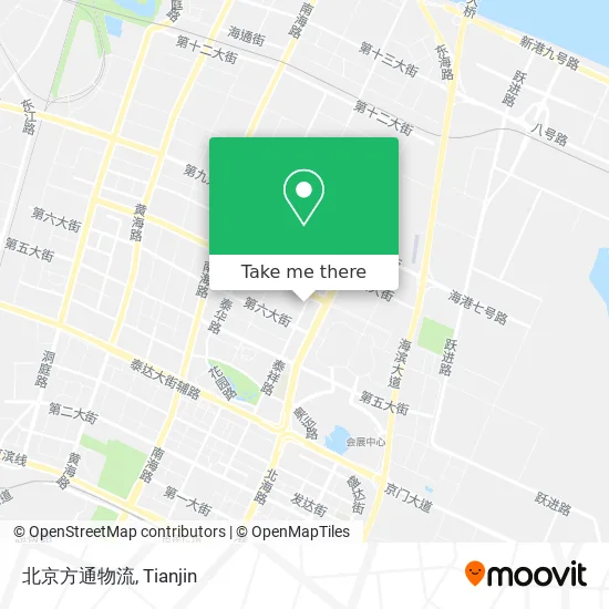 北京方通物流 map