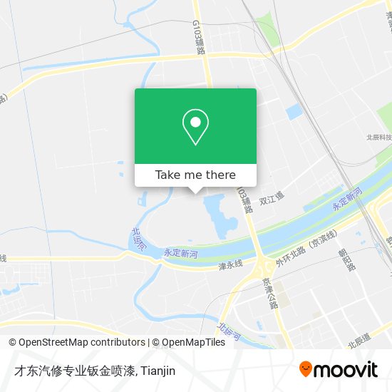 才东汽修专业钣金喷漆 map