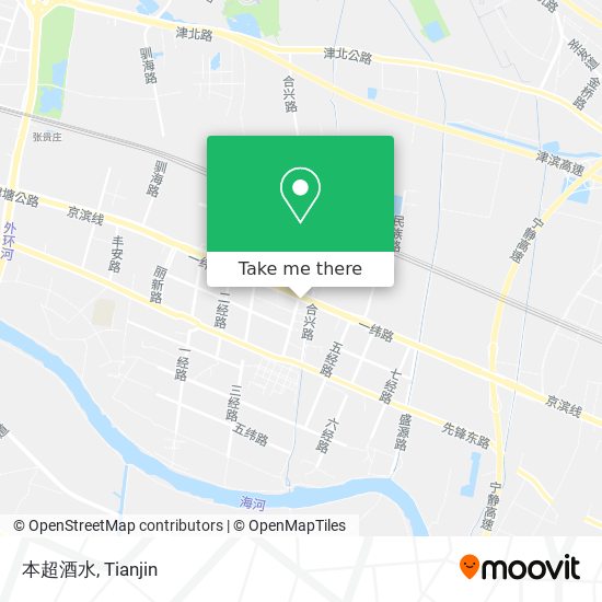 本超酒水 map