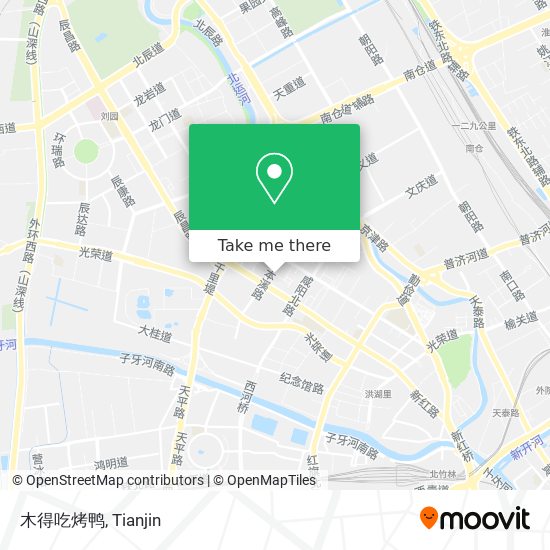 木得吃烤鸭 map
