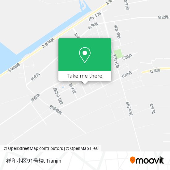 祥和小区91号楼 map