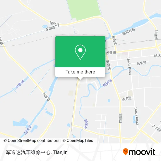 军通达汽车维修中心 map