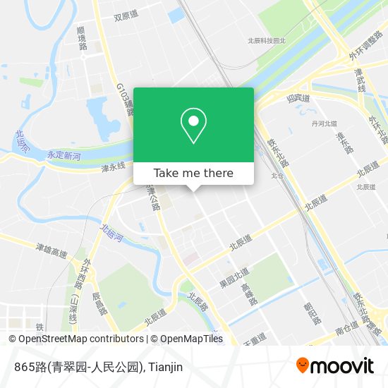 865路(青翠园-人民公园) map