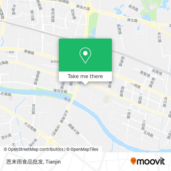 恩来雨食品批发 map