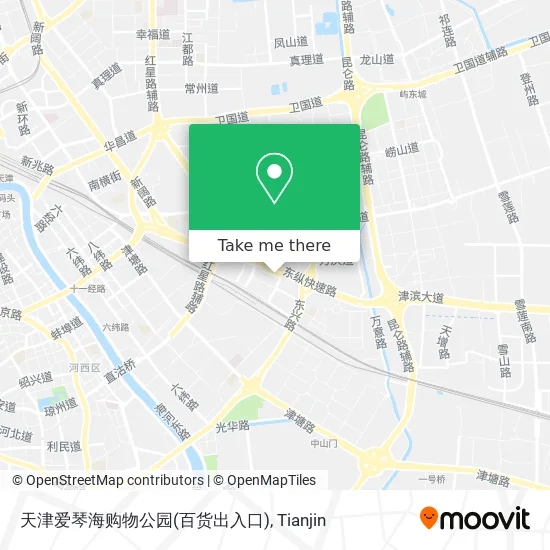 天津爱琴海购物公园(百货出入口) map
