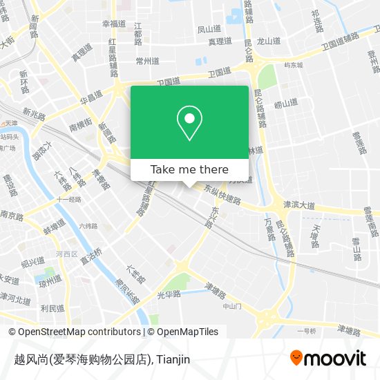 越风尚(爱琴海购物公园店) map