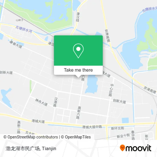 渤龙湖市民广场 map