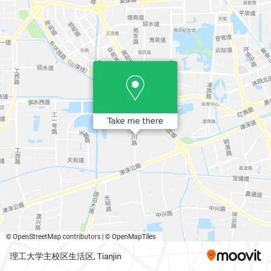 理工大学主校区生活区 map