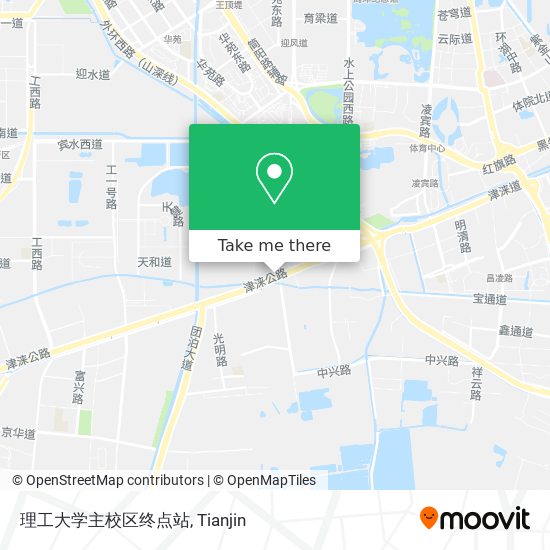 理工大学主校区终点站 map