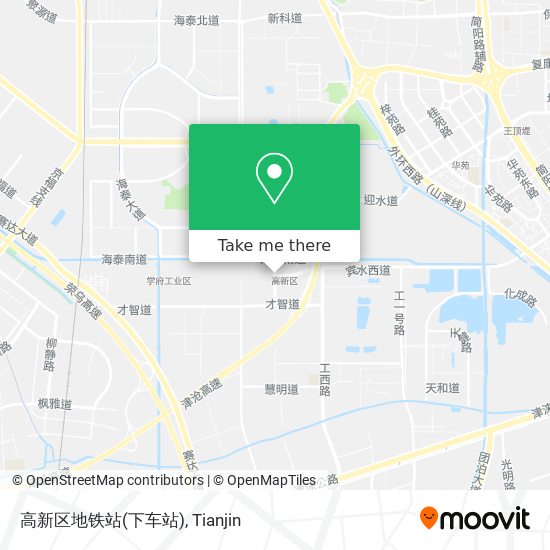 高新区地铁站(下车站) map