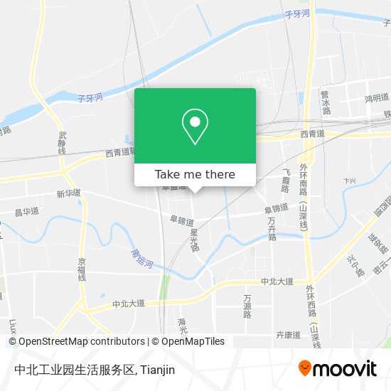 中北工业园生活服务区 map