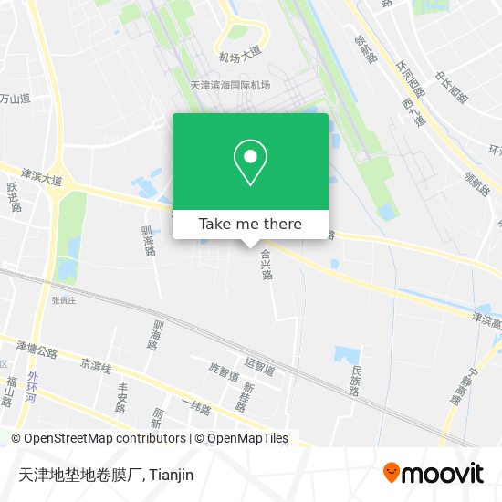 天津地垫地卷膜厂 map
