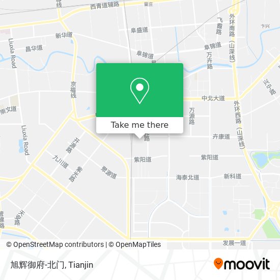 旭辉御府-北门 map