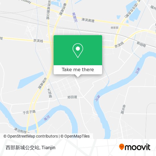 西部新城公交站 map