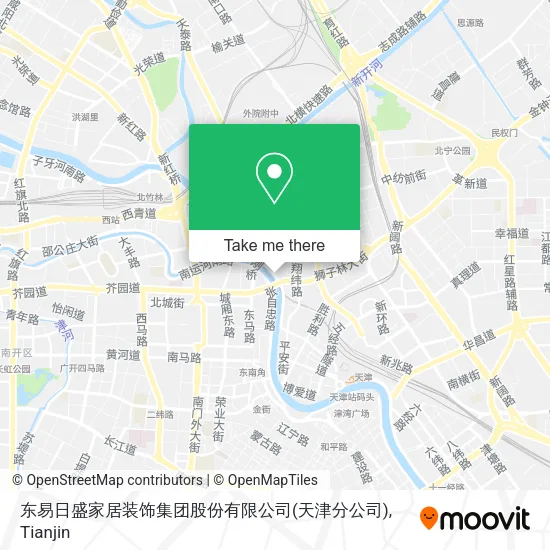 东易日盛家居装饰集团股份有限公司(天津分公司) map