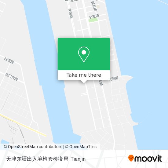 天津东疆出入境检验检疫局 map
