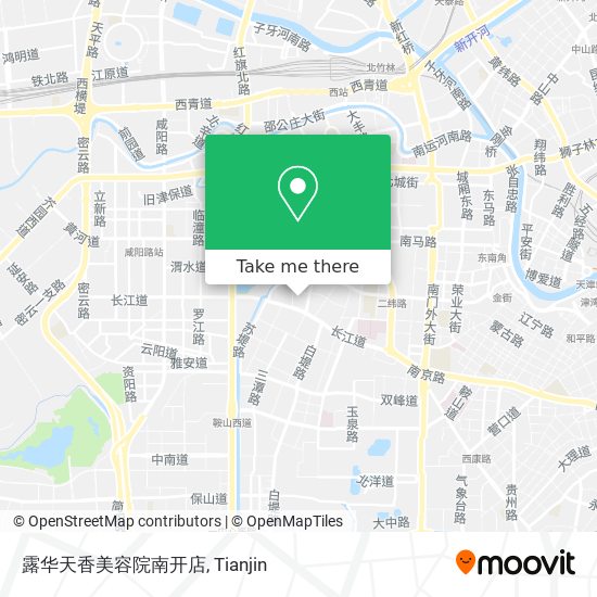 露华天香美容院南开店 map