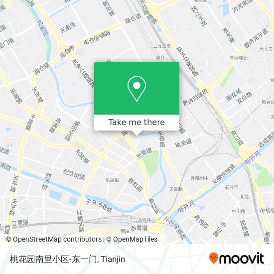 桃花园南里小区-东一门 map