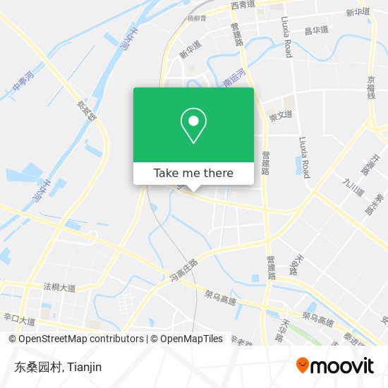 东桑园村 map