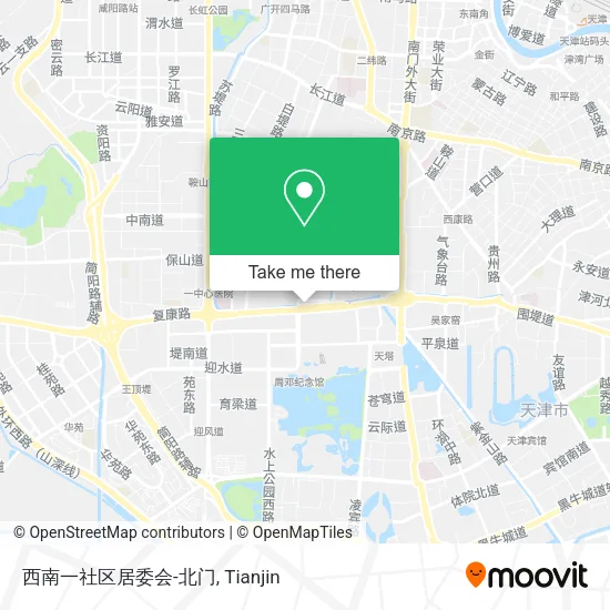 西南一社区居委会-北门 map