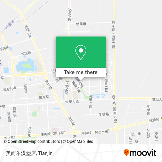 美而乐汉堡店 map