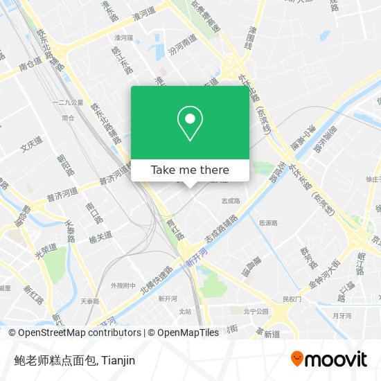鲍老师糕点面包 map