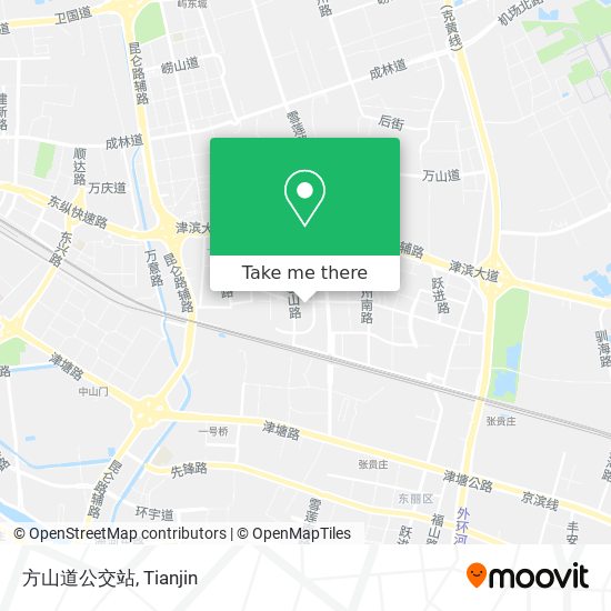 方山道公交站 map