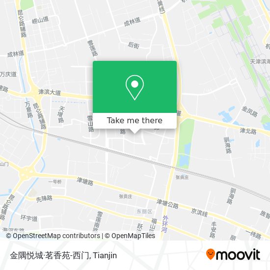 金隅悦城·茗香苑-西门 map