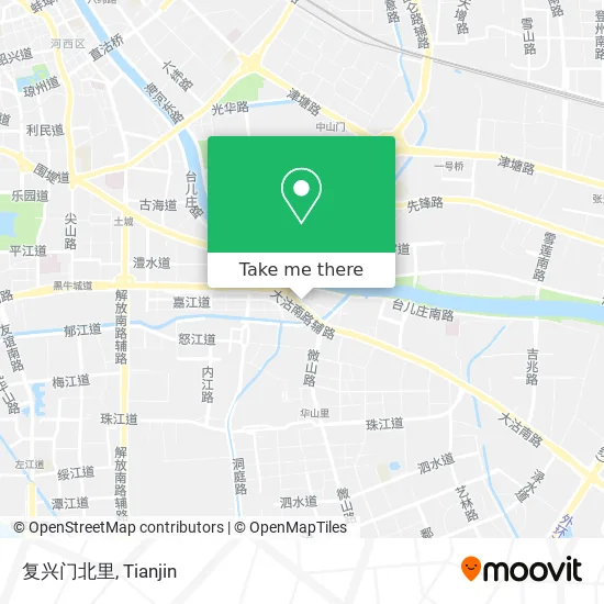 复兴门北里 map