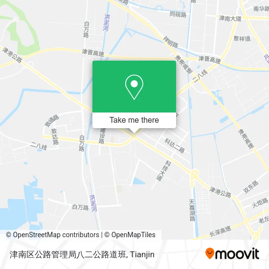 津南区公路管理局八二公路道班 map