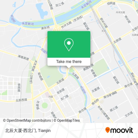 北辰大厦-西北门 map