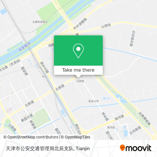 天津市公安交通管理局北辰支队 map
