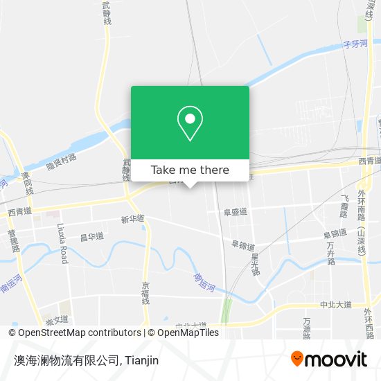 澳海澜物流有限公司 map