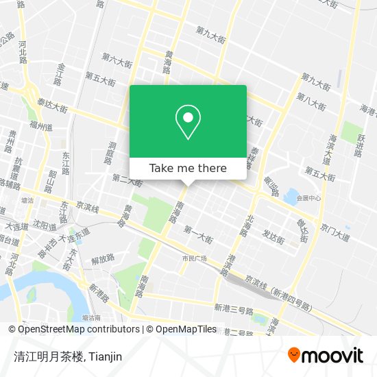 清江明月茶楼 map