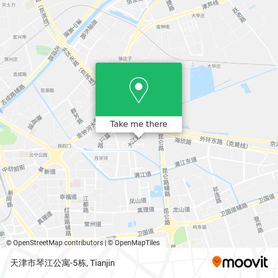 天津市琴江公寓-5栋 map