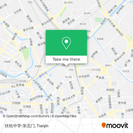 扶轮中学-东北门 map
