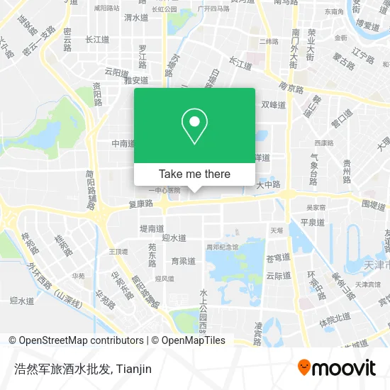浩然军旅酒水批发 map