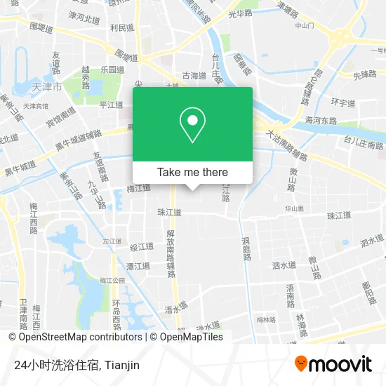 24小时洗浴住宿 map