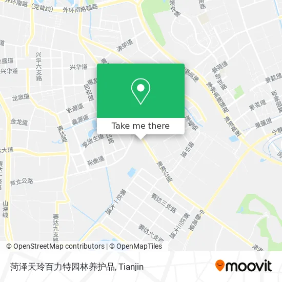 菏泽天玲百力特园林养护品 map