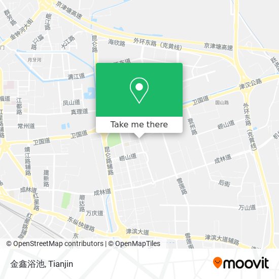 金鑫浴池 map